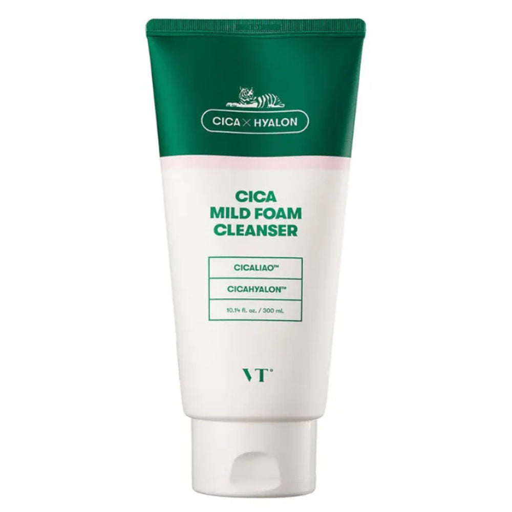 Cica Mild Foam Cleanser - 300 ml - Vt Cosmetics - 1