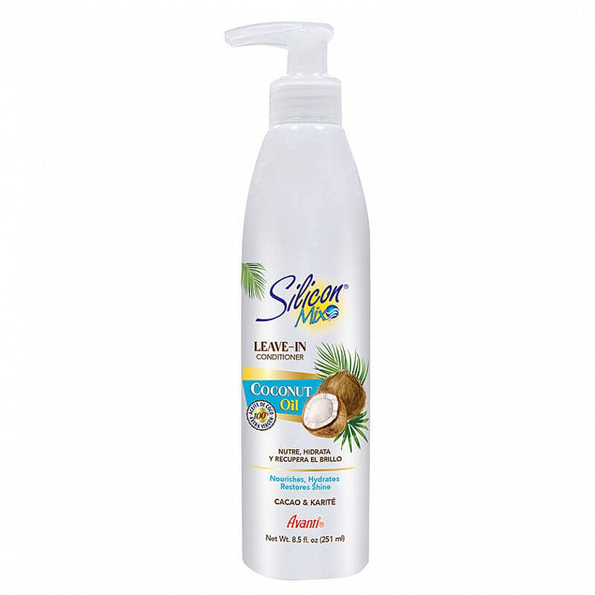 Leave-In Conditioner ohne Ausspülen Kokosnussöl - 251ml - Silicon Mix - 1