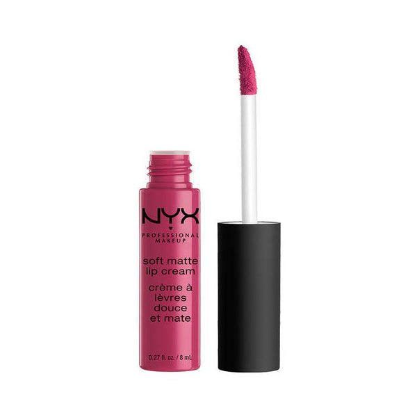 Labial Cremoso Mate - Weiche, matte Lippencreme - Professionelles Make-up - Nyx : SFT MATTE LP CRM - PRAGUE - 1