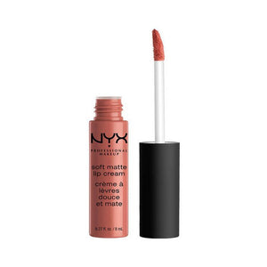 Labial Cremoso Mate - Weiche, matte Lippencreme - Professionelles Make-up - Nyx : SFT MATTE LP CRM - CANNES - 1