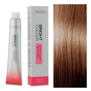 5 Hellbraun - Färben mit Arganöl und Keratin 100 ml - Tassel : 7 Rubio Medio - 1
