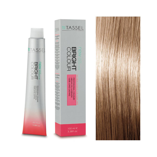 5 Hellbraun - Färben mit Arganöl und Keratin 100 ml - Tassel : 9.01 Rubio muy Claro Frío - 1