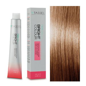 5 Hellbraun - Färben mit Arganöl und Keratin 100 ml - Tassel : 8.01 Rubio Claro Frío - 1