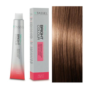 5 Hellbraun - Färben mit Arganöl und Keratin 100 ml - Tassel : 7.3 Rubio medio dorado - 1