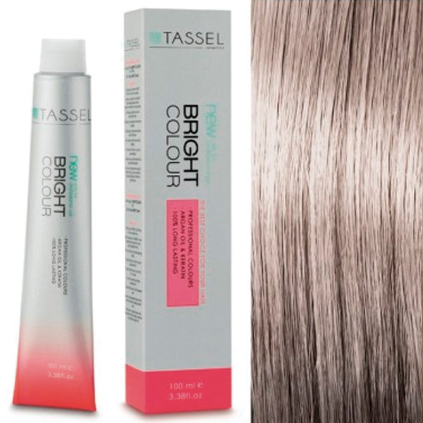 5 Hellbraun - Färben mit Arganöl und Keratin 100 ml - Tassel : 10.32N Rubio Super Claro Beige - 1