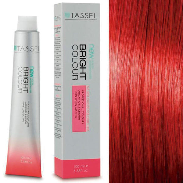 5 Hellbraun - Färben mit Arganöl und Keratin 100 ml - Tassel : 8.66 Rubio Claro Fuego - 1