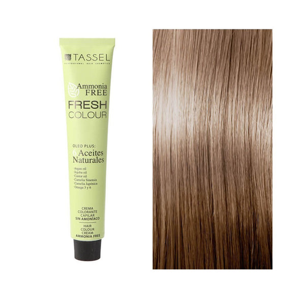 Ammoniakfreie Fresh Colour Haarfarbe 100 ml - Tassel : 8 Rubio Claro - 1