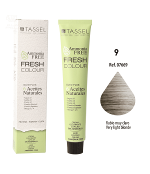 Ammoniakfreie Fresh Colour Haarfarbe 100 ml - Tassel : 9 - Rubio muy claro - 1