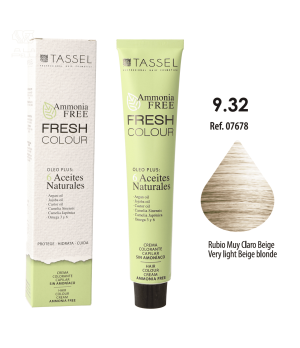 Ammoniakfreie Fresh Colour Haarfarbe 100 ml - Tassel : 9.32 Rubio muy claro beige - 1