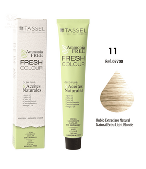 Ammoniakfreie Fresh Colour Haarfarbe 100 ml - Tassel : 11 Rubio extraclaro natural - 1