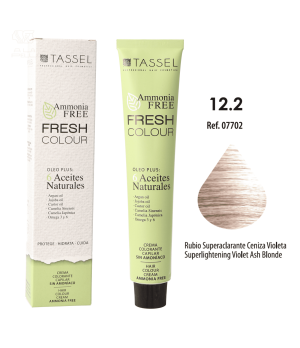 Ammoniakfreie Fresh Colour Haarfarbe 100 ml - Tassel : 12.2 Super aclarante rubio ceniza violeta - 1