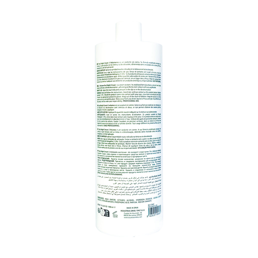 Wasserstoffperoxid 5 Volumen - 1 Liter Oxidationscreme - Tassel - 1