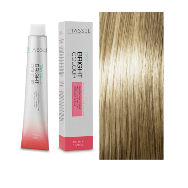 5 Hellbraun - Färben mit Arganöl und Keratin 100 ml - Tassel : 9.31 Rubio Muy Claro Dorado Ceniza - 1
