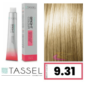 5 Hellbraun - Färben mit Arganöl und Keratin 100 ml - Tassel : 9.31 Rubio Muy Claro Dorado Ceniza - 1