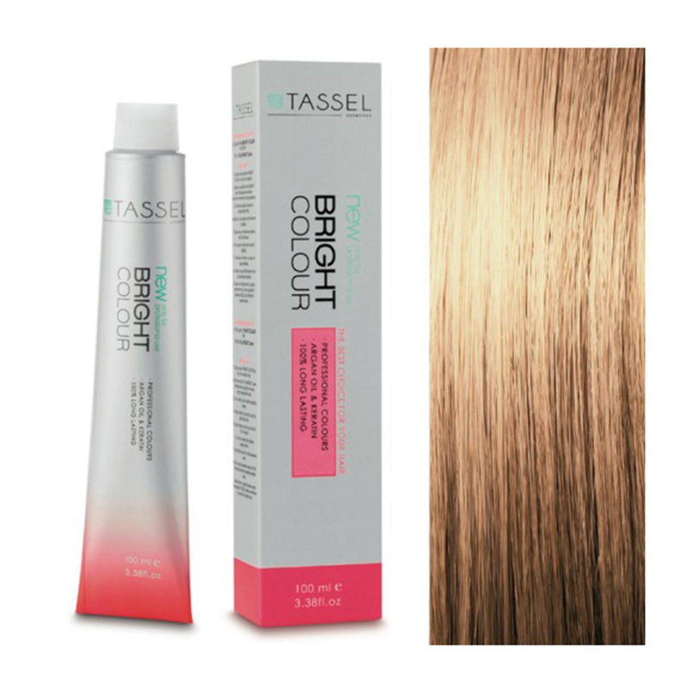5 Hellbraun - Färben mit Arganöl und Keratin 100 ml - Tassel - 1