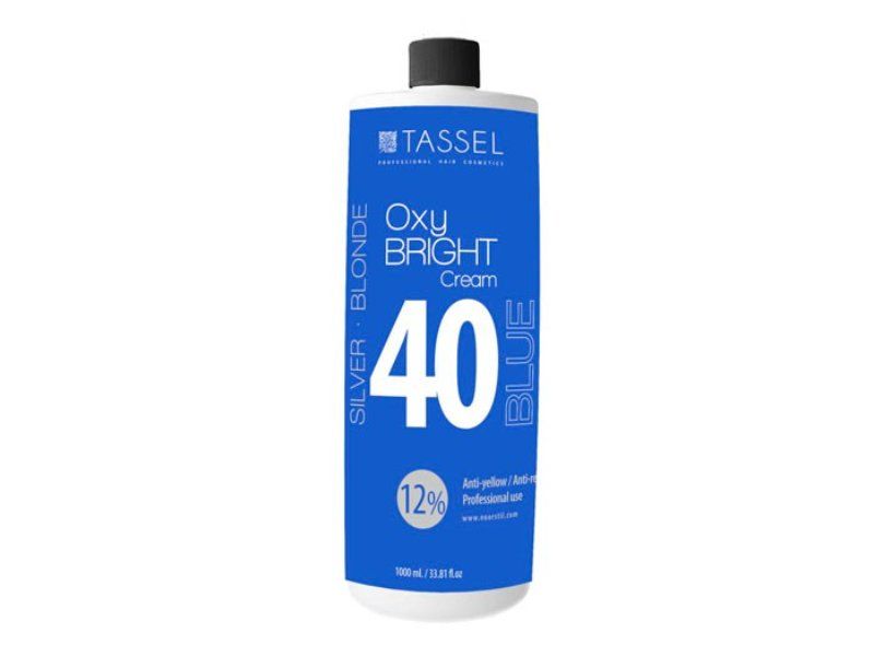 Oxy Bright Creme Blau 40 Volumen 1000 ml - Tassel - 1