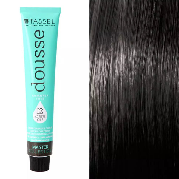 Tassel Dousse Master Collection Farbe - 100 ml | 11 Basisfarben mit 12 ätherischen Ölen - Tassel : 1 Negro - 1