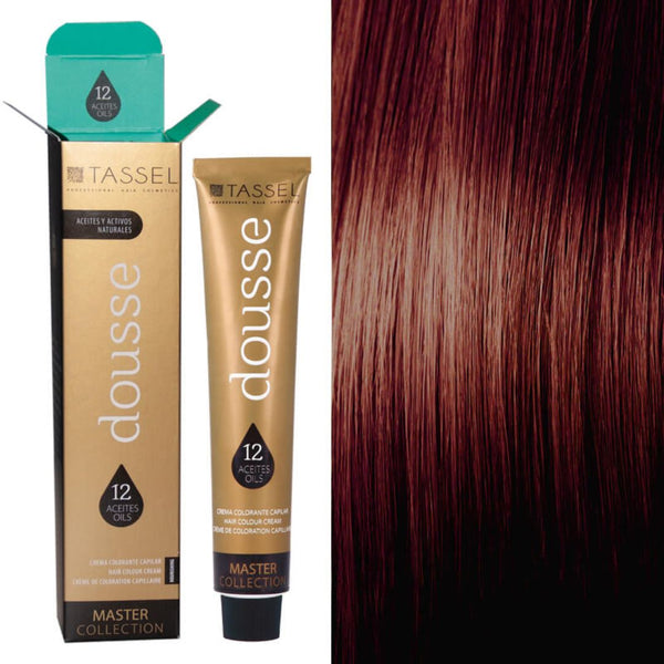Tassel Dousse Master Collection Farbe - 100 ml | 11 Basisfarben mit 12 ätherischen Ölen - Tassel : 4.5 - CASTAÑO MEDIO CAOBA - 1