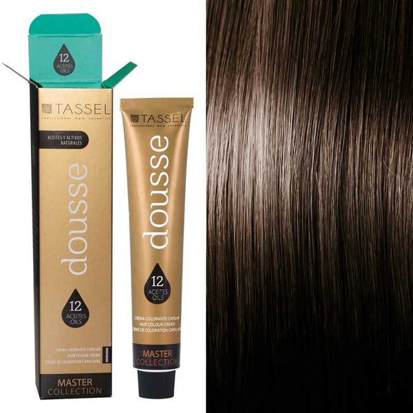 Tassel Dousse Master Collection Farbe - 100 ml | 11 Basisfarben mit 12 ätherischen Ölen - Tassel : 5.00 Castaño Claro Intenso - 1