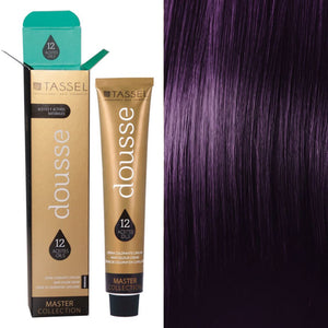 Tassel Dousse Master Collection Farbe - 100 ml | 11 Basisfarben mit 12 ätherischen Ölen - Tassel : 7V - RUBIO MEDIO VIOLETA - 1
