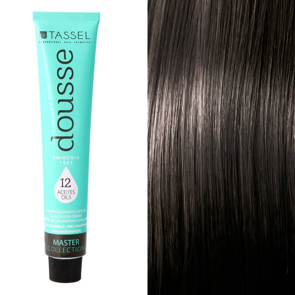Tassel Dousse Master Collection Farbe - 100 ml | 11 Basisfarben mit 12 ätherischen Ölen - Tassel : 4 - Castaño medio - 1