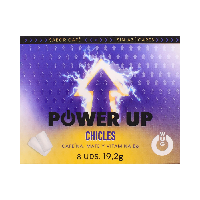 Wug - Power Up Blister - Sabor Café - 8 chicles (19,2 g) - Wug - 1