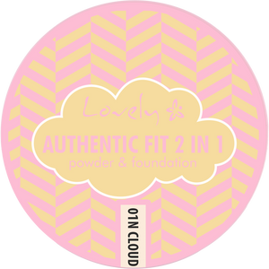 Make-up und Puder 2-in-1 Authentic Fit - Lovely : N1 - 1