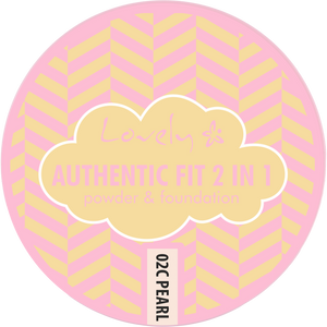 Make-up und Puder 2-in-1 Authentic Fit - Lovely : N2 - 1