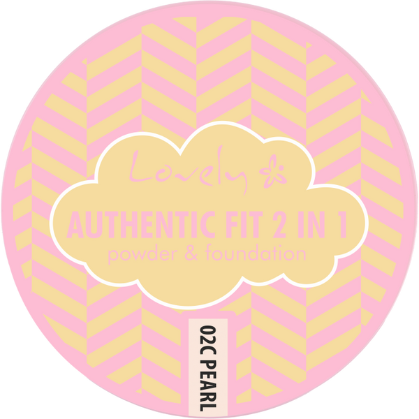 Make-up und Puder 2-in-1 Authentic Fit - Lovely : N2 - 1