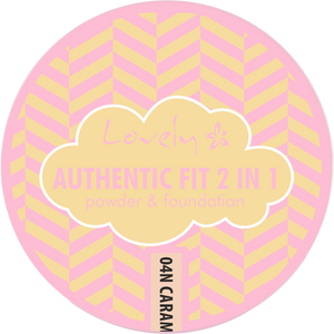 Make-up und Puder 2-in-1 Authentic Fit - Lovely : N4 - 1