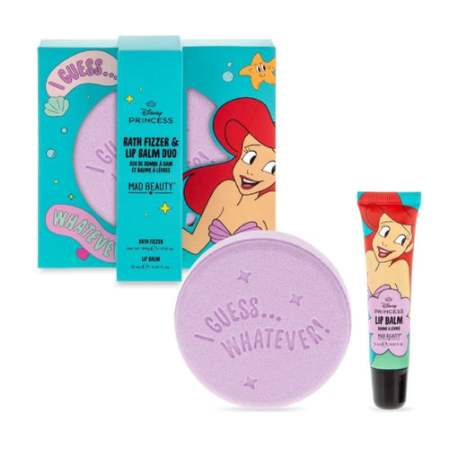 Badbomben- und Lippenbalsam-Set Princess Express Yourself - Mad Beauty : Ariel - 1