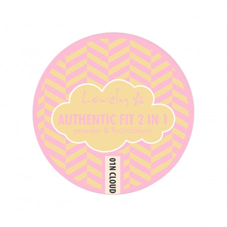 Make-up und Puder 2-in-1 Authentic Fit - Lovely - 1