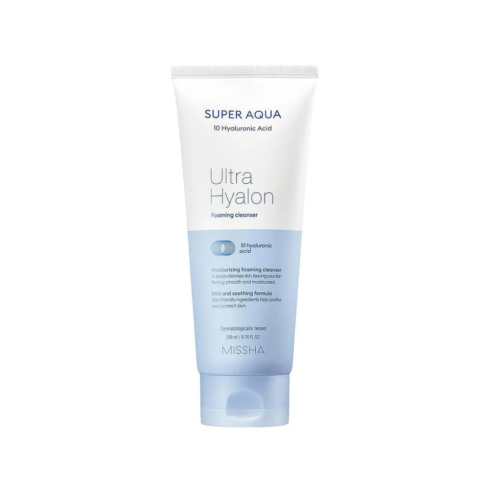 Super Aqua Ultra Hyalron Schaumreiniger 200ml - Missha - 1