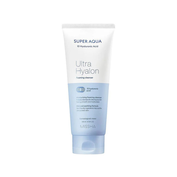 Super Aqua Ultra Hyalron Schaumreiniger 200ml - Missha - 1