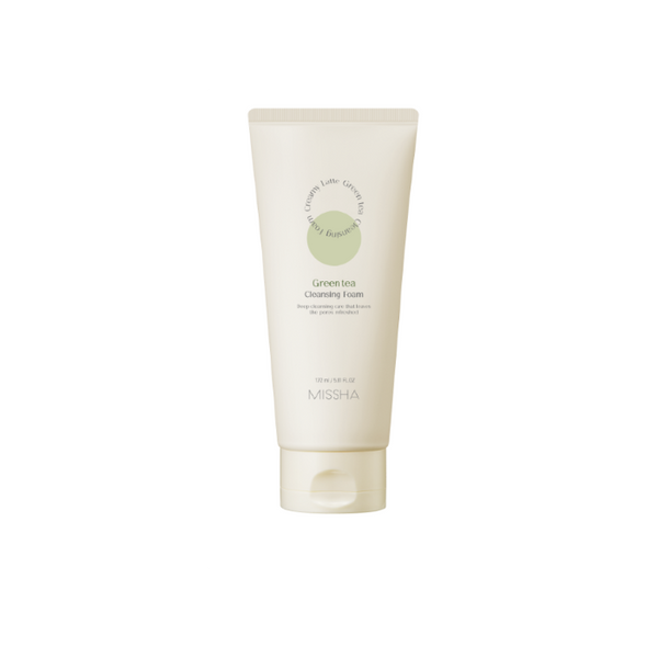 Cremiger Latte Grüner Tee Reinigungsschaum 180ml - Missha - 1