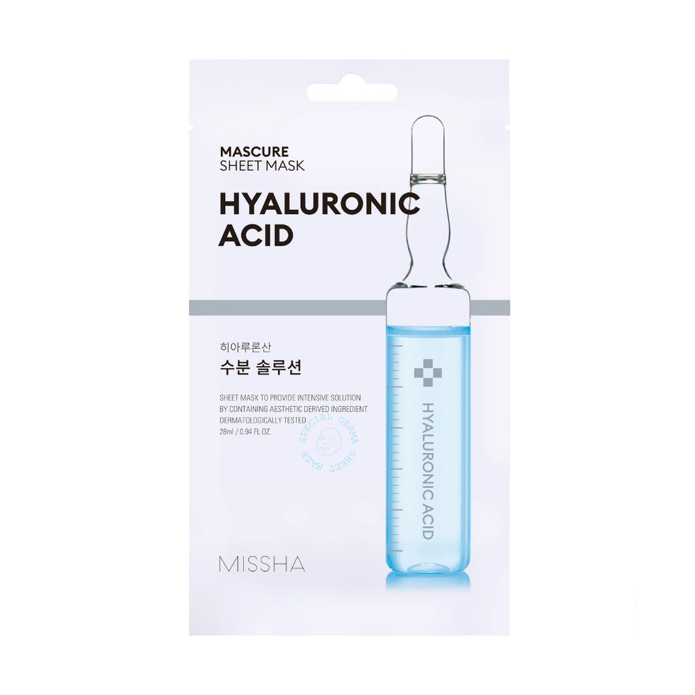 Feuchtigkeitsspendende Gesichtsmaske Hydra Solution Hyaluronsäure - Missha - 1