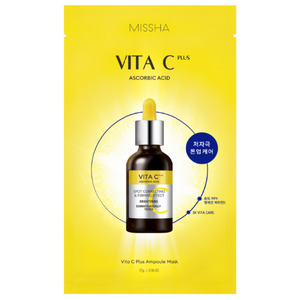 Feuchtigkeitsspendende und strahlende Vitamin C + Maske - Missha - 1