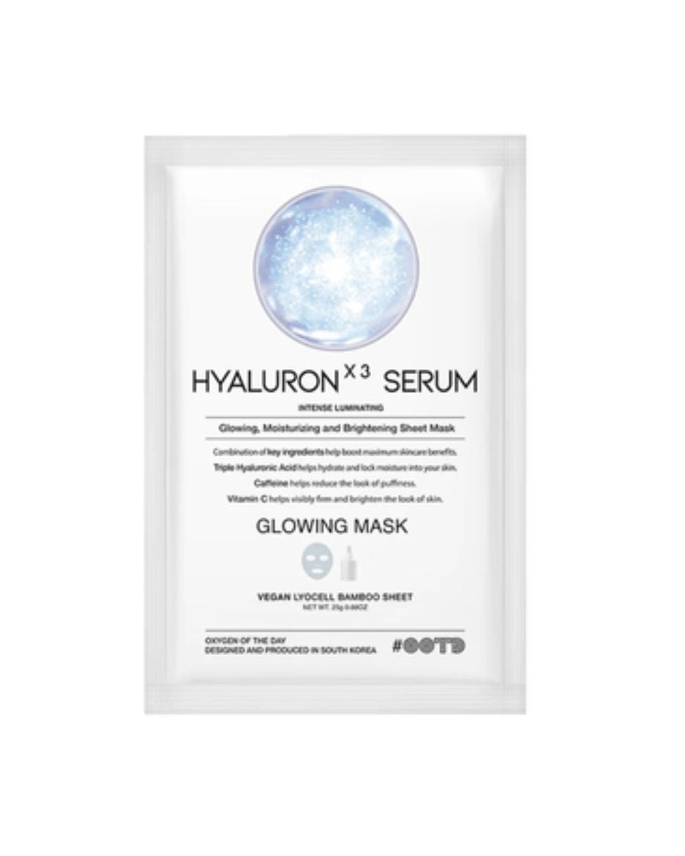 Aufhellende Gesichtsmaske Hyaluron x3 Serum - Ootd - 1