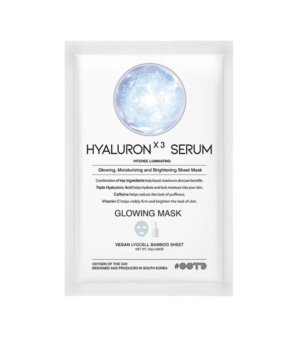 Aufhellende Gesichtsmaske Hyaluron x3 Serum - Ootd - 1