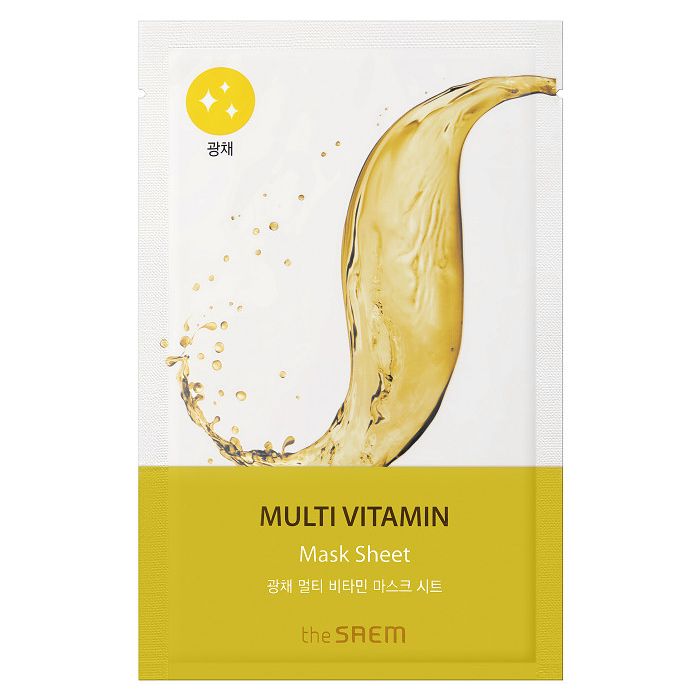 Aufhellende Multivitamin-Maske - Bio-Lösung - The Saem - 1