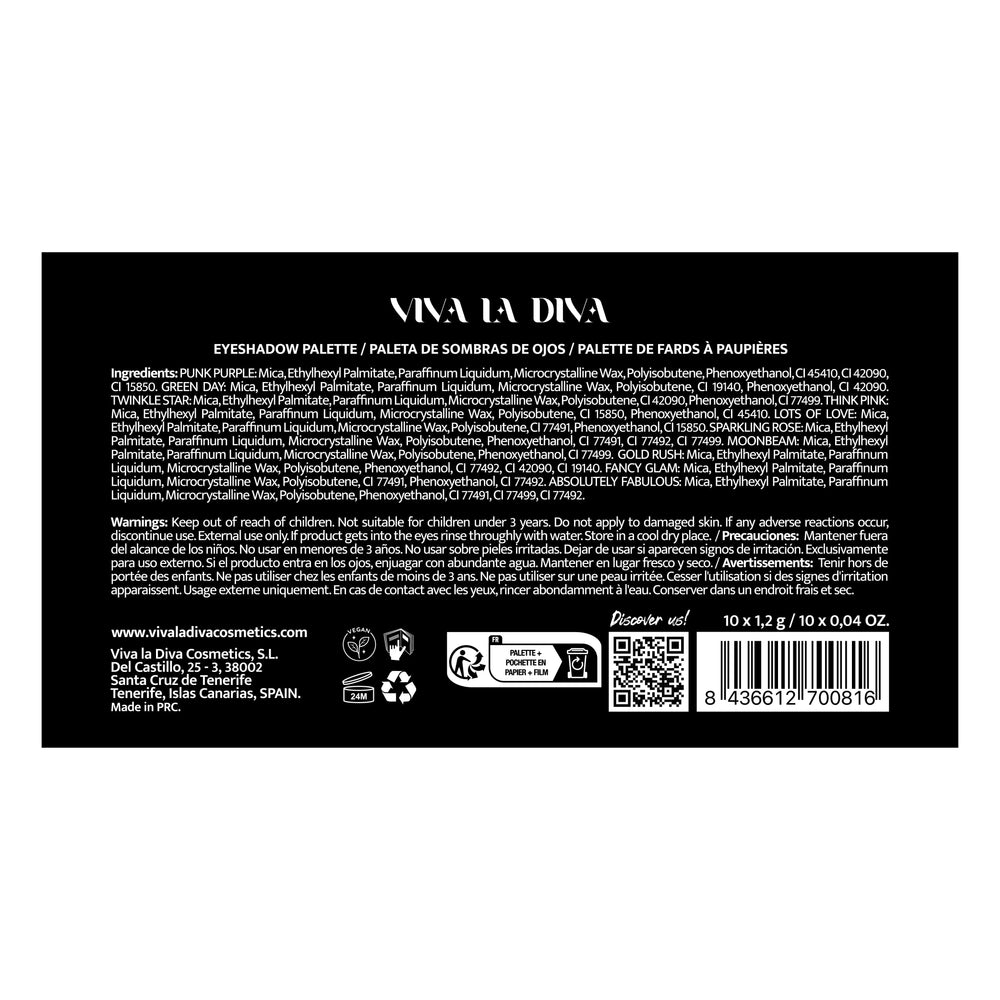 Lidschatten-Palette Glitter Bomb - Viva la Diva - 1