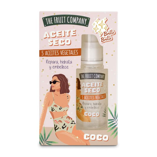 Trockenöl - Trockenöl Glitzer 40ml - The Fruit Company : Coco - 1