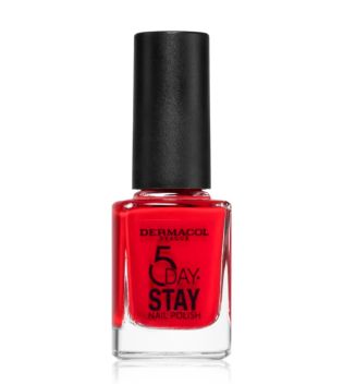 Nagellack 5 Tage - 5 Tage Aufenthalt Nr. 33 - Dermacol : 21: Monroe Red - 1