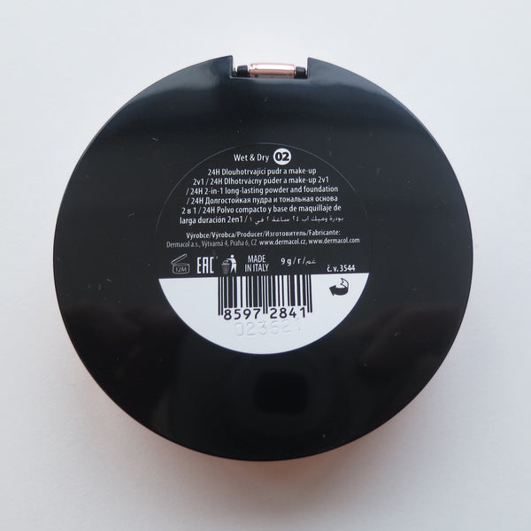 24-Stunden langanhaltendes Puder-Make-up - Dermacol : 02 - 2