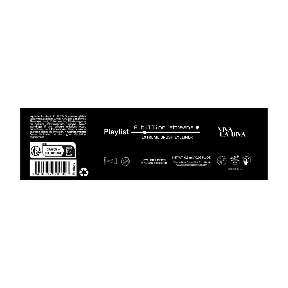 Eyeliner Playlist Xtreme Brush - Viva la Diva - 1
