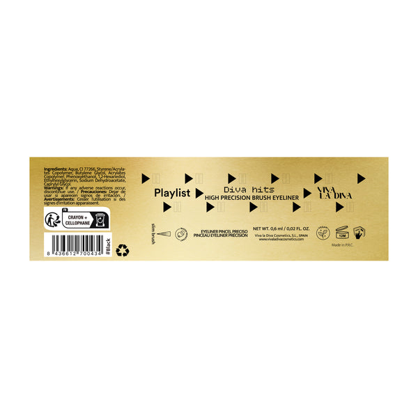 Lebe die Diva Playlist High Precision Brush Eyeliner - Diva Hits - Viva la Diva - 1