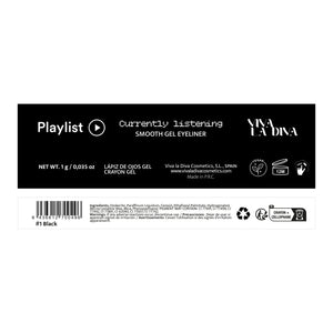 Gel Eyeliner Playlist Smooth - Viva la Diva - 1