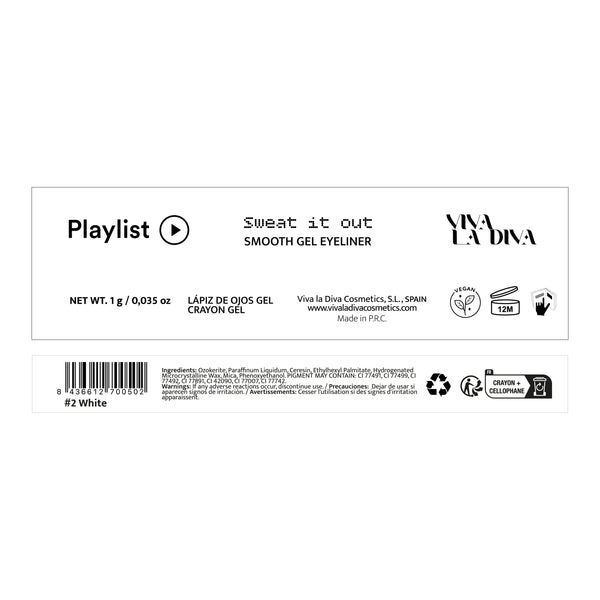 Gel Eyeliner Playlist Smooth - Viva la Diva : Sweat It out - 1