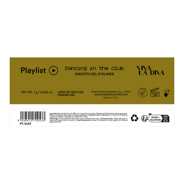 Gel Eyeliner Playlist Smooth - Viva la Diva : Dancing in the Club - 1