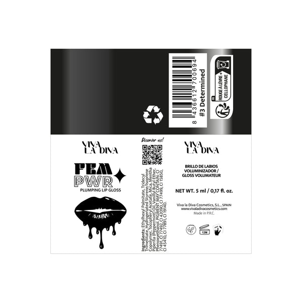 Volumen Lip Gloss Fem-power - Viva la Diva : Determined - 1